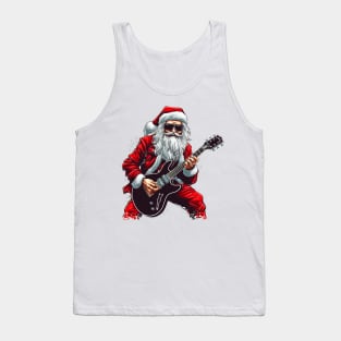 Guitar Santa Tank Top